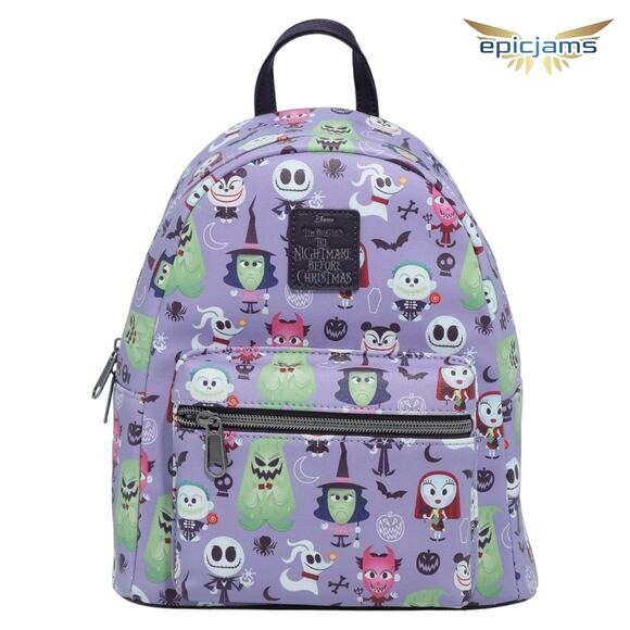 Loungefly The Nightmare Before Christmas Chibi Characters Mini Backpack main image 3